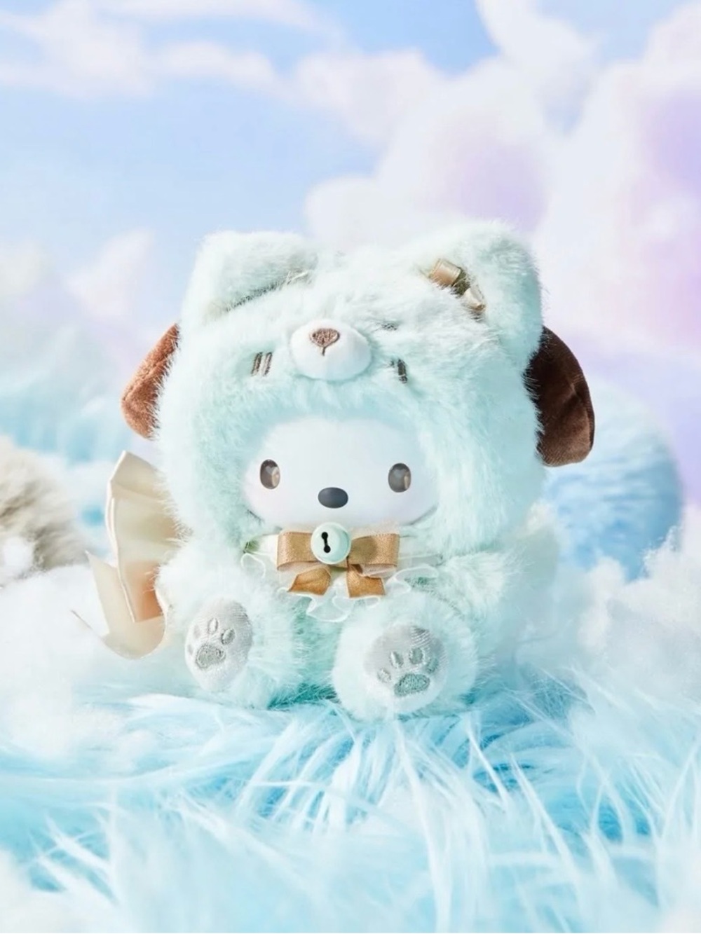 Sanrio Pochacco Fox Island Plush Keychain